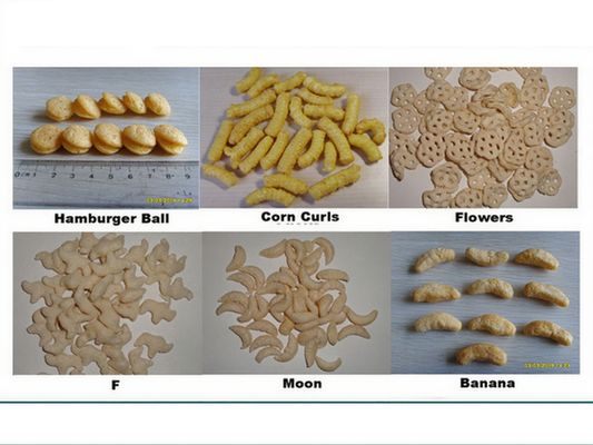 Mesin ekstruder puff beras gandum barley Garis pengolahan makanan