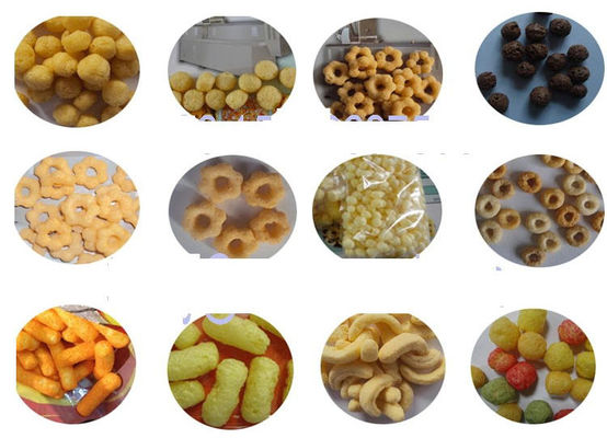 SS304 Corn Puff Snack Machine Mesin Ekstrusi Makanan
