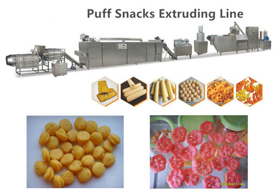 Mesin Pembuat Puff Jagung Stainless Steel 304 150kg / H