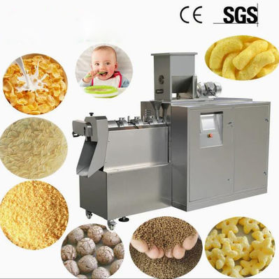 Jalur Pengolahan Makanan Ringan Puff Otomatis Untuk Cincin Tongkat Tabung Bola