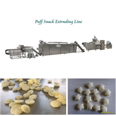 Siemens PLC Chocos Sereal Mesin Camilan Puff Jagung Dengan Layar Sentuh