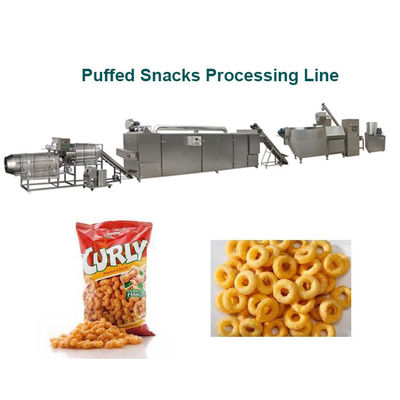 Mesin Extruder Makanan Ringan Makanan Ringan Kembung Jagung