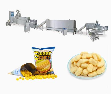 Mesin Extruder Makanan Ringan Makanan Ringan Kembung Jagung