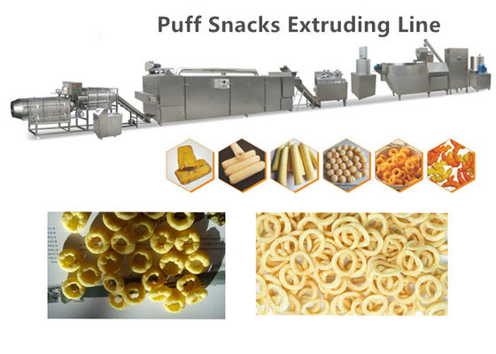 Stainless Steel Puff Keju Makanan Ringan Mesin Makanan Puffed Chees mesin pembuat puff jagung