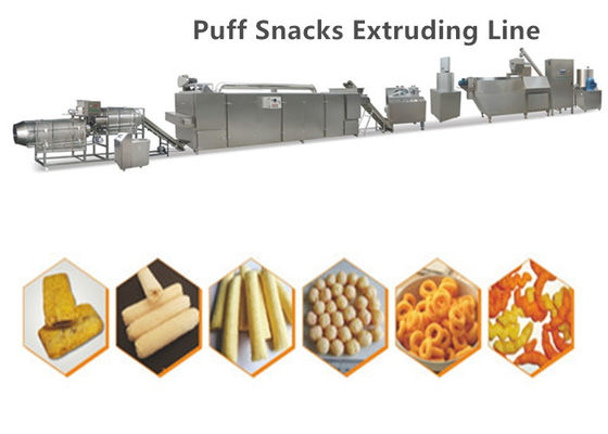 Stainless Steel Puff Keju Makanan Ringan Mesin Makanan Puffed Chees mesin pembuat puff jagung