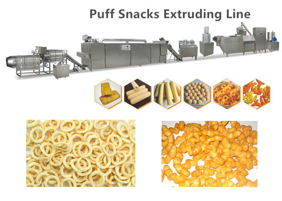 Stainless Steel Puff Keju Makanan Ringan Mesin Makanan Puffed Chees mesin pembuat puff jagung