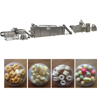 Sertifikasi CE Jagung Keju Bola Puff Snack Maker Mesin extruder sekrup kembar