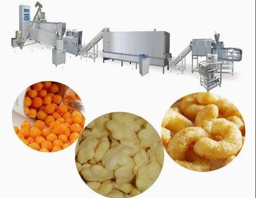Stanless Steel 304 Mesin jagung puff otomatis dengan 100-150kg per jam