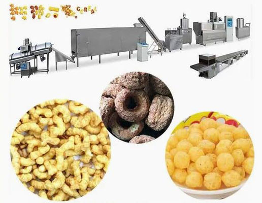 Stanless Steel 304 Mesin jagung puff otomatis dengan 100-150kg per jam