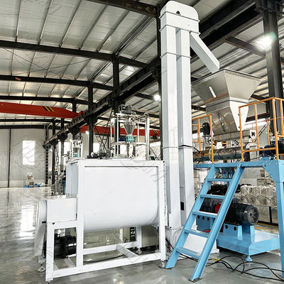 Ekstrusi 90kw Pengeringan Flavoring Processing Line Untuk Nutrisi Anjing