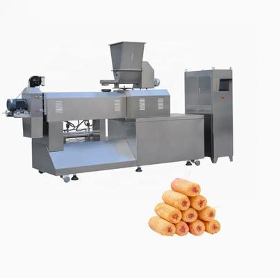 Oat Wheat Rice Puff Extruder Machine dilengkapi dengan Packing Machine