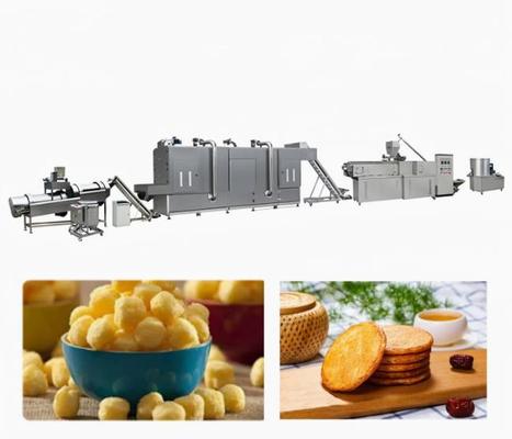 Kue Jagung Kapasitas Besar Puff Extruder Machine Food Production Line