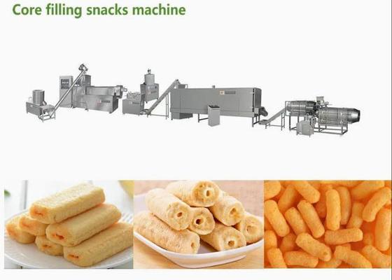 Mesin Ekstruder Keripik dan Camilan Jagung Puff Sertifikat CE SS304 380v 50hz 400-500kg/jam