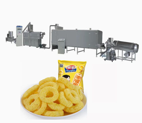 Mesin Ekstruder Keripik dan Camilan Jagung Puff Sertifikat CE SS304 380v 50hz 400-500kg/jam