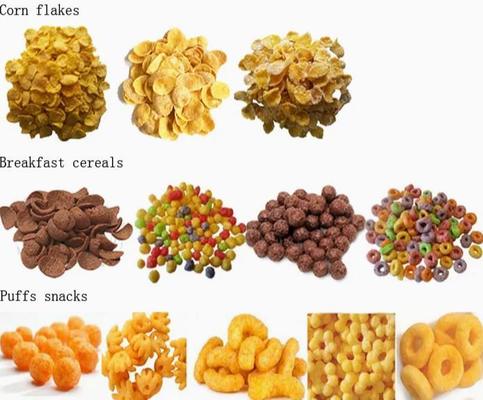 Mesin Ekstruder Keripik dan Camilan Jagung Puff Sertifikat CE SS304 380v 50hz 400-500kg/jam
