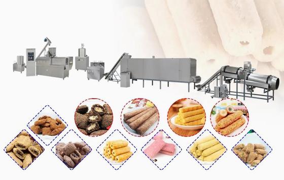 Mesin Pembuat Keripik Jagung SS304 / Mesin Extruder Puff 2150 * 1500 * 2300