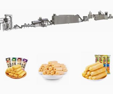 Jagung Puff Extruder Mesin / lini produksi, mesin gandum mengisap
