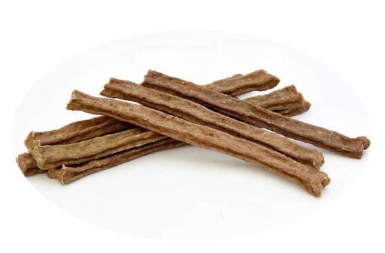 Strip Daging Anjing Jerky Sticks Mesin Makanan Pet Dengan Sistem Auto Tray