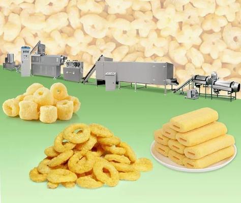 Kapasitas Tinggi Kapasitas Jagung Puff Snack Extruder Mesin / Peralatan