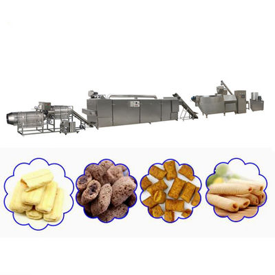 Mesin Extruder Makanan Twin Screw Otomatis Berbagai Bentuk Makanan Yang Diekstrusi