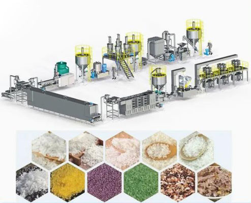 CE Standard Food Extruder Mesin Nutrisi Powder Extruding Line