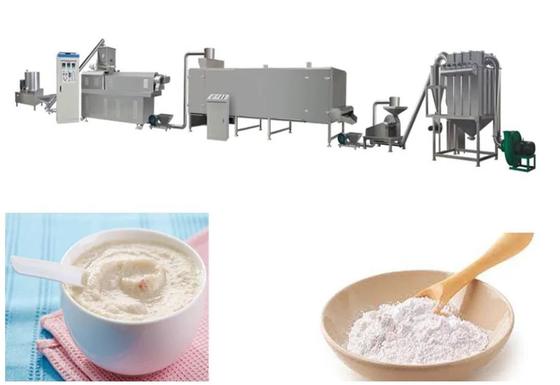 Sepenuhnya otomatis bubuk makanan Food Extruder Machine, mesin extruder beras