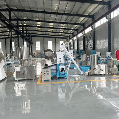 5300 x 1100 x 2300mm Makanan Anjing Roaster / Pet Food Extruder Machine dengan sertifikat CE