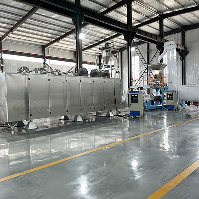 Mesin Extruder High Puppets Eksterior Ekstrim Mesin Stainless Steel Dengan Dua Screw