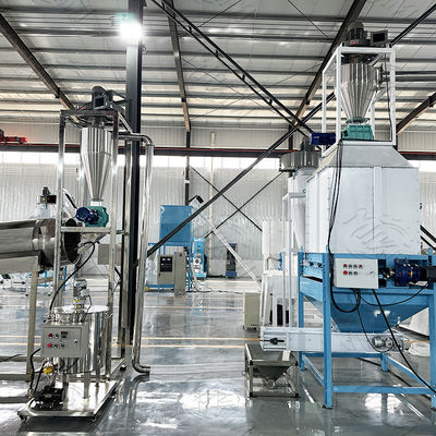 Lini Produksi Pangan Hewan Peliharaan Kekuatan Tinggi Berkapasitas Tinggi Baja tahan karat dengan Dua Sekrup 200kw 1000kg/Hr