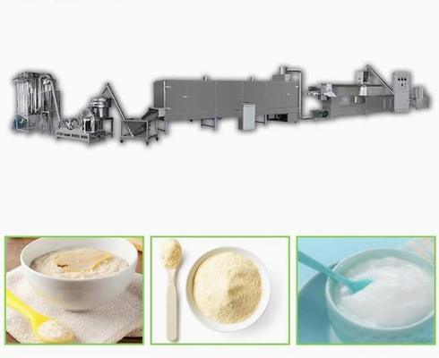 Nutrisi Biji Beras Bubuk Makanan Extruder Mesin / Lini Produksi