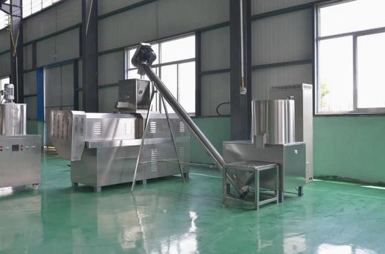 Nutrisi Biji Beras Bubuk Makanan Extruder Mesin / Lini Produksi