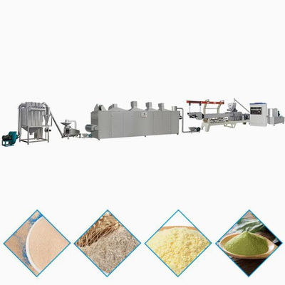 Mengekstrusi Mesin Extruder Makanan Ekstra gelatinisasi untuk Bubuk Nutrisi
