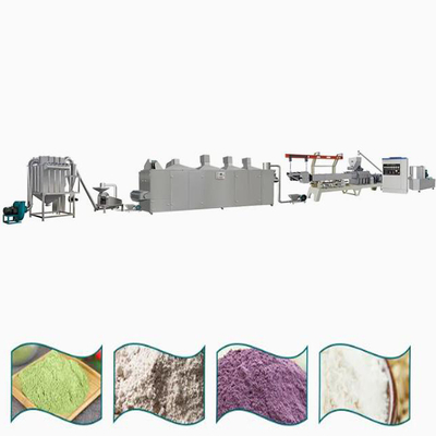 Bubuk makanan bayi bubuk Extruder Machine, mesin extruder sekrup ganda