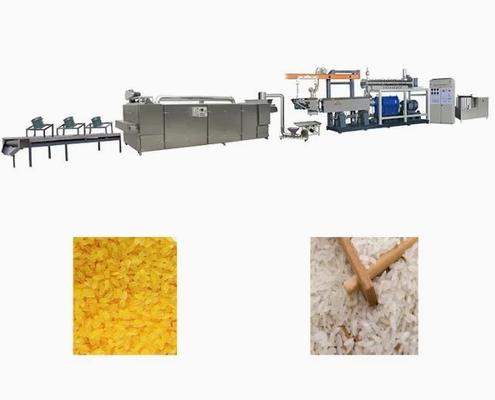 Mesin Extruder Makanan / Lini Produksi Gizi Buatan Otomatis