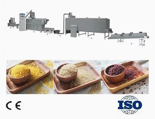 Mesin Extruder Makanan / Lini Produksi Gizi Buatan Otomatis