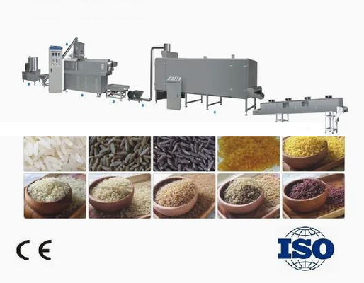 Mesin Extruder Makanan / Lini Produksi Gizi Buatan Otomatis