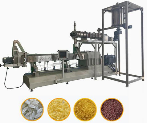 Mesin Extruder Makanan / Lini Produksi Gizi Buatan Otomatis