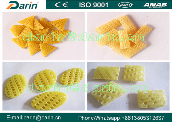 SUS304 Snack Extruder Machine / Fried 3D Compound Pembuatan Pellet Mesin