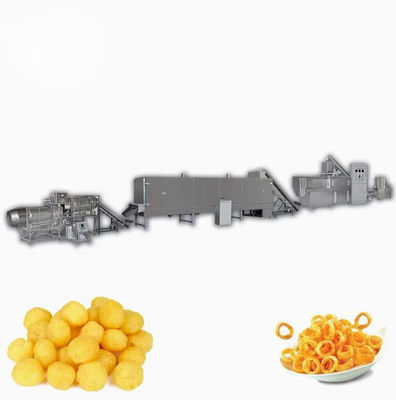 Mesin pembuat makanan ringan pelet 3D kustom 200-260kg/H Segitiga, Cincin Bawang Tabung Bulat