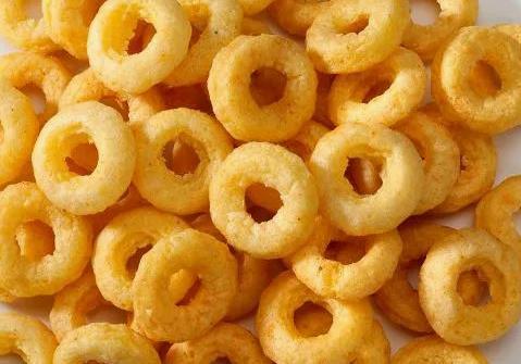 Mesin pembuat makanan ringan pelet 3D kustom 200-260kg/H Segitiga, Cincin Bawang Tabung Bulat