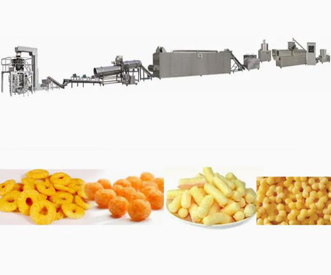 Automation Snack Extruder Machine, 3 D Snack Pellets Fryums Making Machine