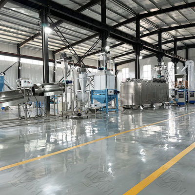 Mesin Extruder Makanan Pet / jam otomatis Pet Pellet Extruder Equipment