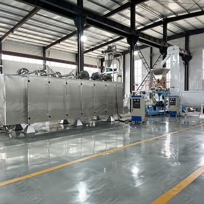 Mesin Extruder Makanan Pet / jam otomatis Pet Pellet Extruder Equipment