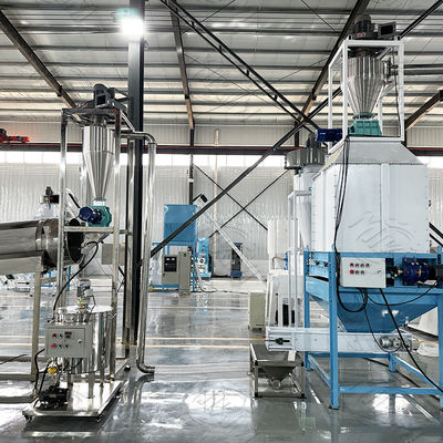 Mesin Extruder Makanan Pet / jam otomatis Pet Pellet Extruder Equipment