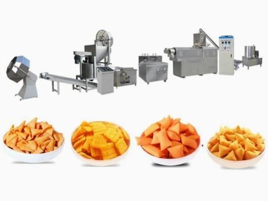 Panipuri otomatis / Golgappa Fryum 3d Snack Extruder Machine processing line