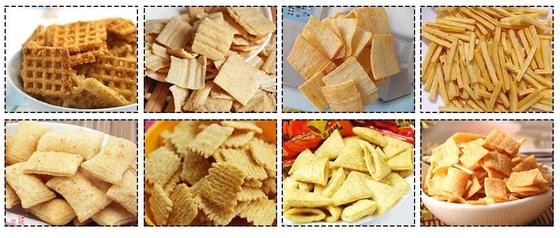 Makanan Ekstrusi Goreng Otomatis Mesin Pelet Snack 3D CE Standard