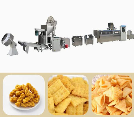 3d / 2D Pellet Snack Mengekstrusi lini produksi / mesin
