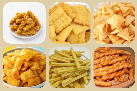 3d / 2D Pellet Snack Mengekstrusi lini produksi / mesin