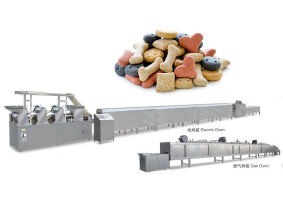 Otomatis Pembuat Makanan Anjing Biskuit Kecil Berwarna-warni Untuk Produksi Makanan Hewan Peliharaan