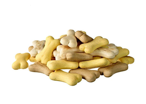 Mesin pembuat biskuit anjing otomatis penuh, Garis pengolahan makanan hewan peliharaan Stainless Steel